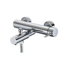 Excellent Quality Durable Brass Bath Faucet, Round Chrome Bath Shower Mixer Tap